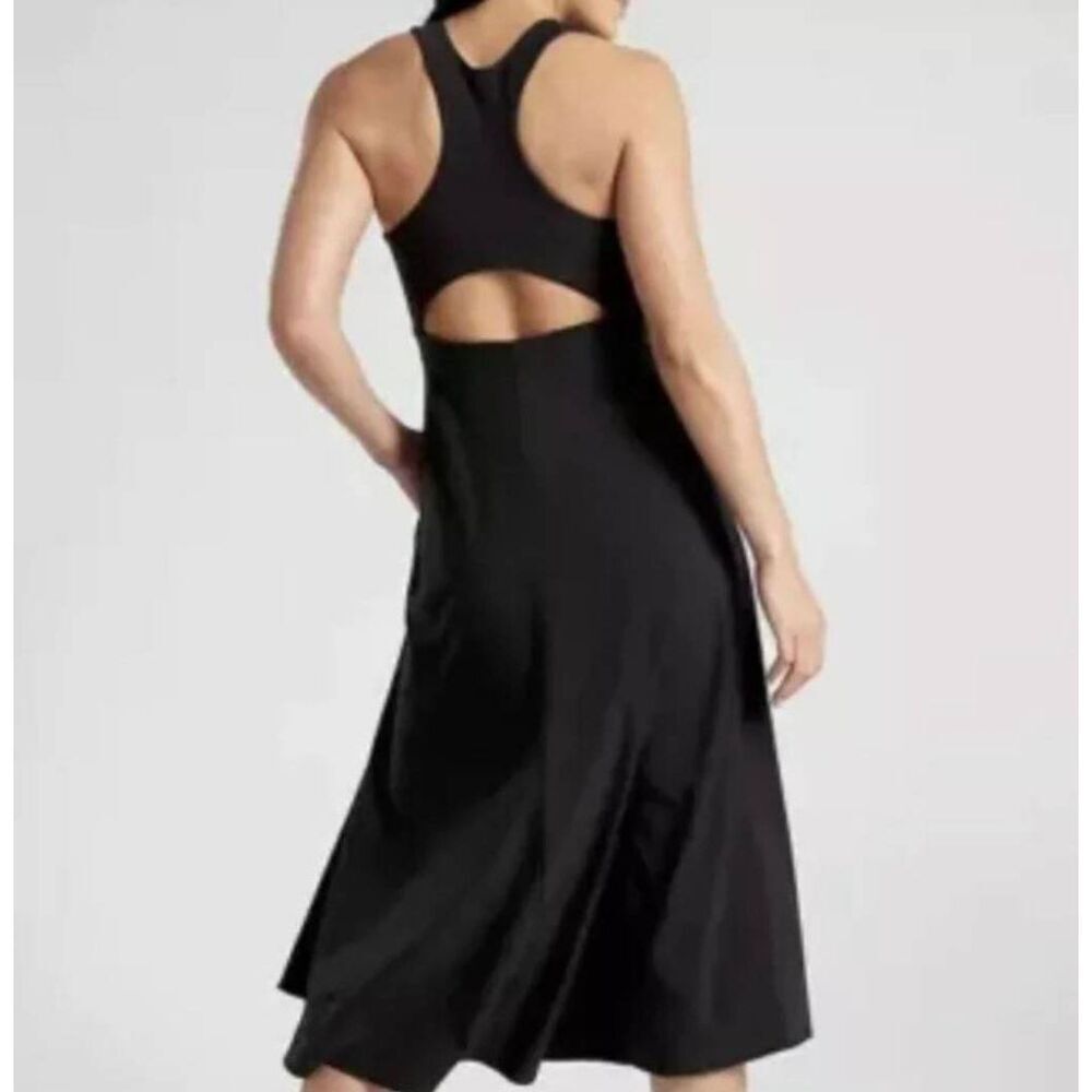 Athleta Black Midi Dress